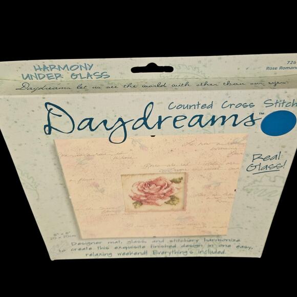 Dimensions Daydreams Cross Stitch Kits Lot of 2 Unopened Real Glass Frames - Picture 4 of 7